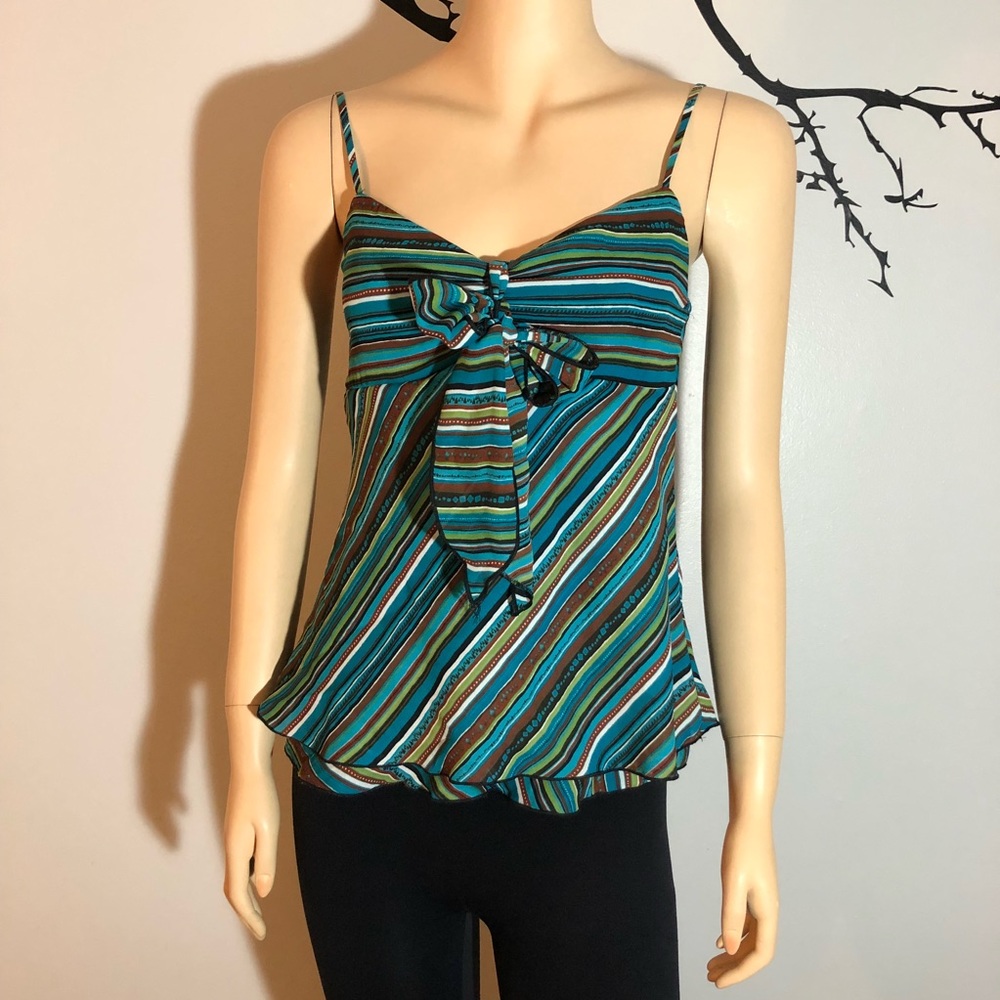 IZ BYER Striped Camisole